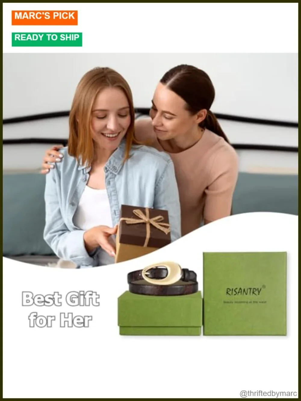Synthetic Leather Belt with Shiny Oval Buckle for Casual Formal Wear